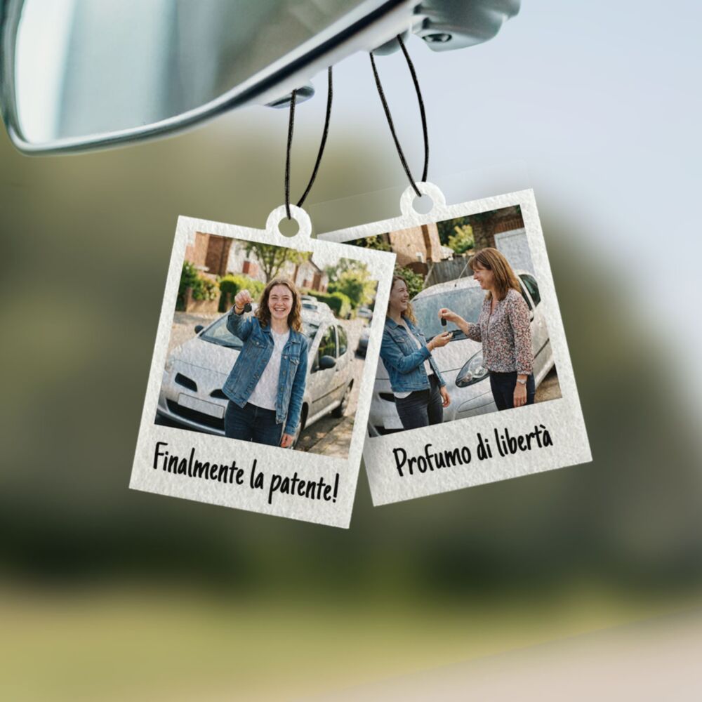 Profumatore Auto Personalizzato con Foto - Patente