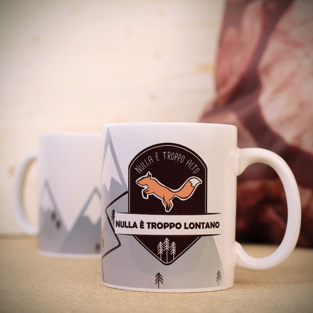 Tazza Personalizzata Volpe in Montagna Tazza Personalizzata Volpe in Montagna