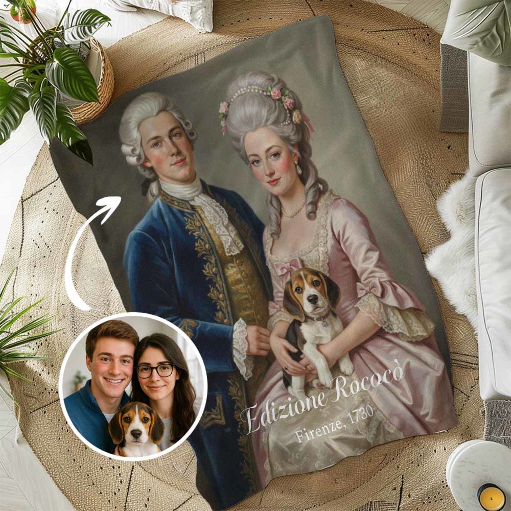 Coperta Personalizzata in stile Quadro