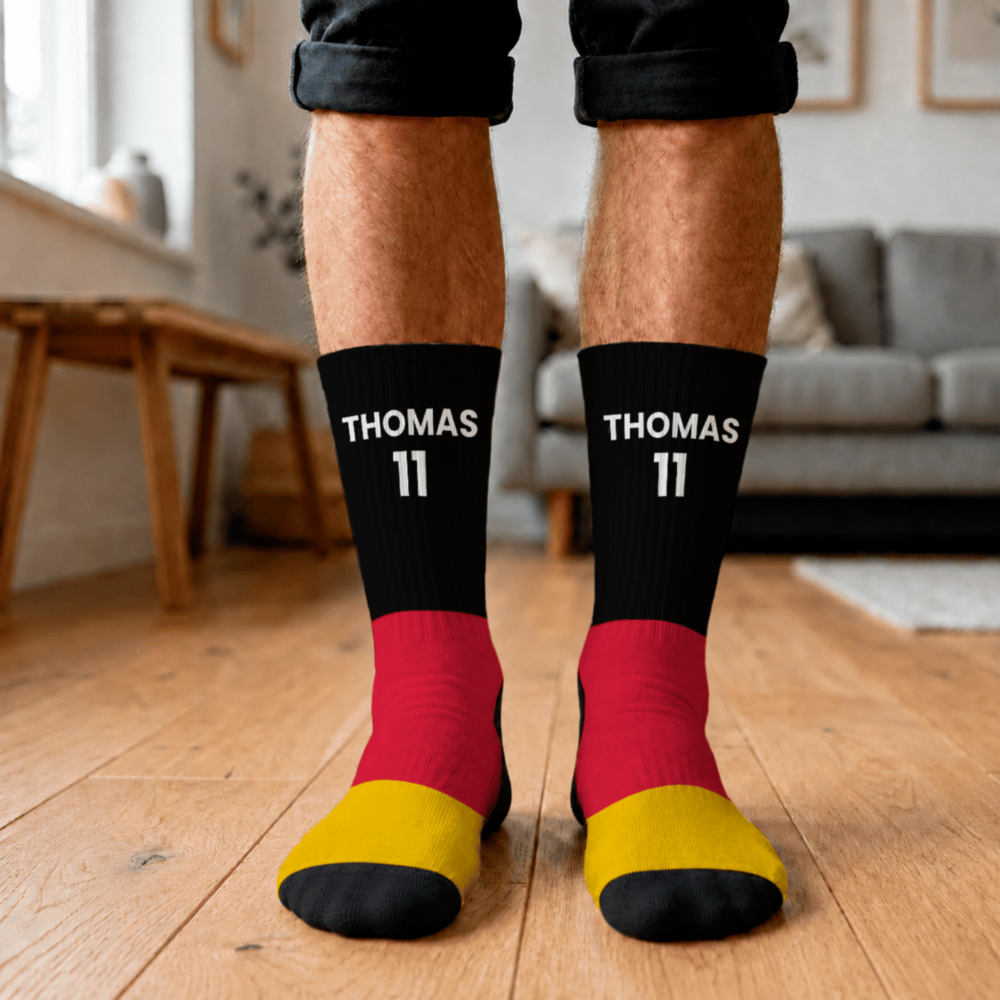 Calzini Personalizzati Mondiali Calcio con Testo