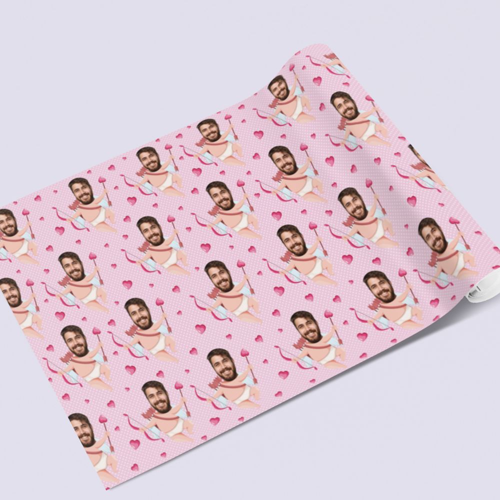 Carta Regalo Personalizzata con Faccia e Sfondi Romantici