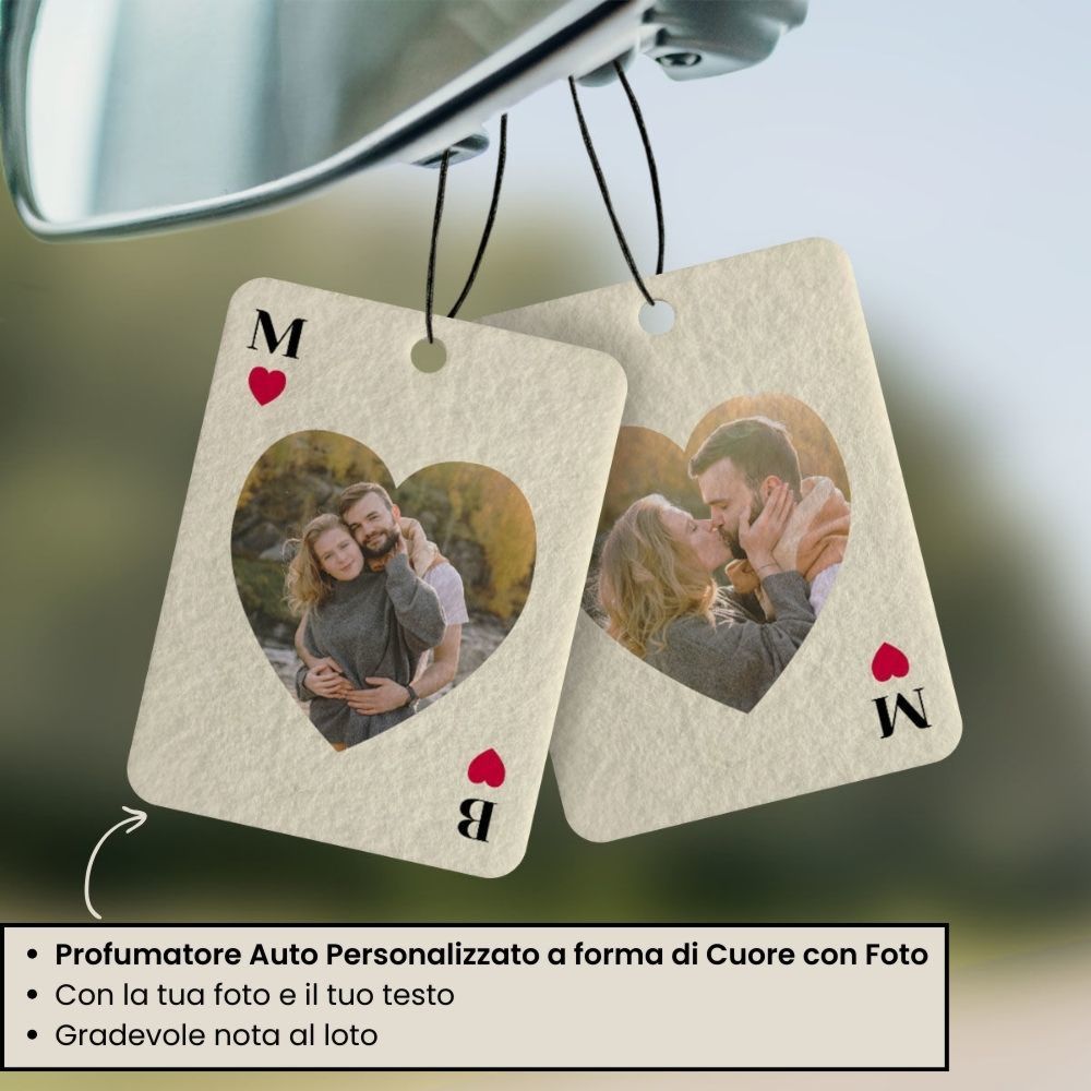 Set regalo profumatore per auto e carte del Kamasutra