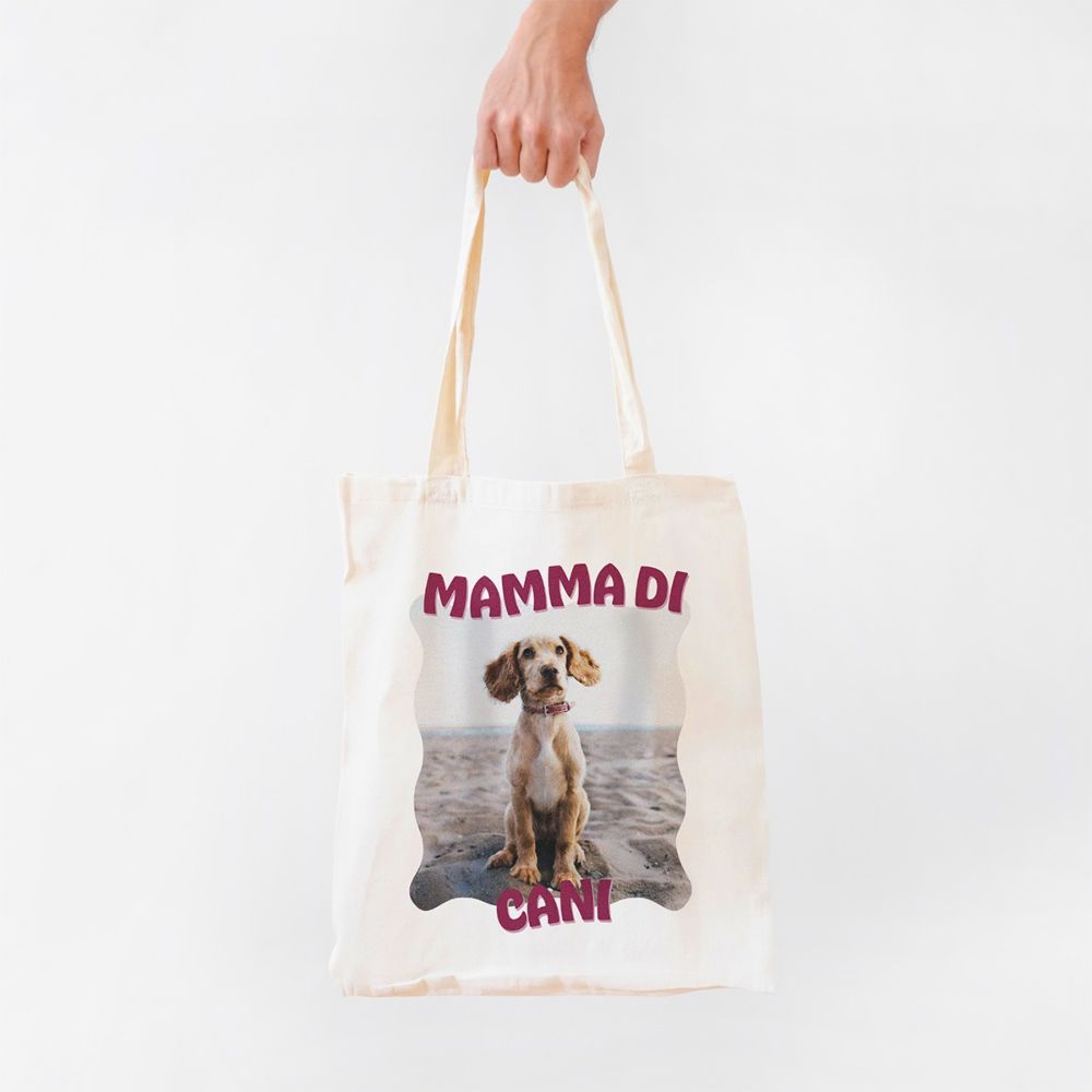 Borsa Personalizzata Tote Bag con Foto e Testo