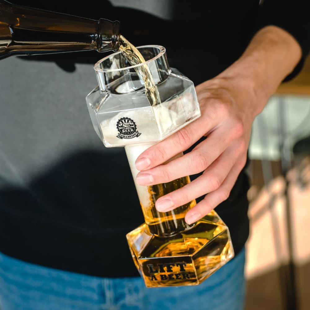 Boccale da Birra in Stile Pesi Palestra