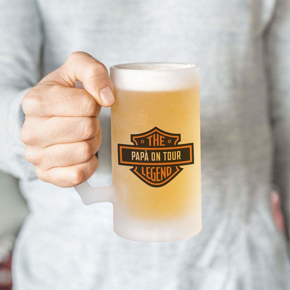Boccale da Birra Personalizzato da Motociclista