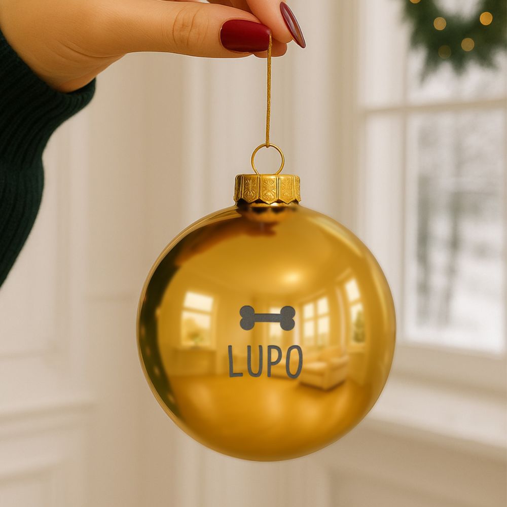 Pallina di Natale Personalizzata con Animale domestico