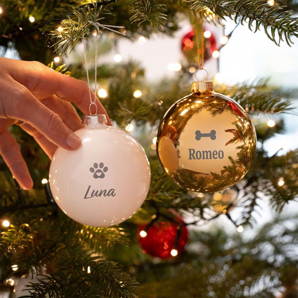 Pallina di Natale Personalizzata con Animale domestico