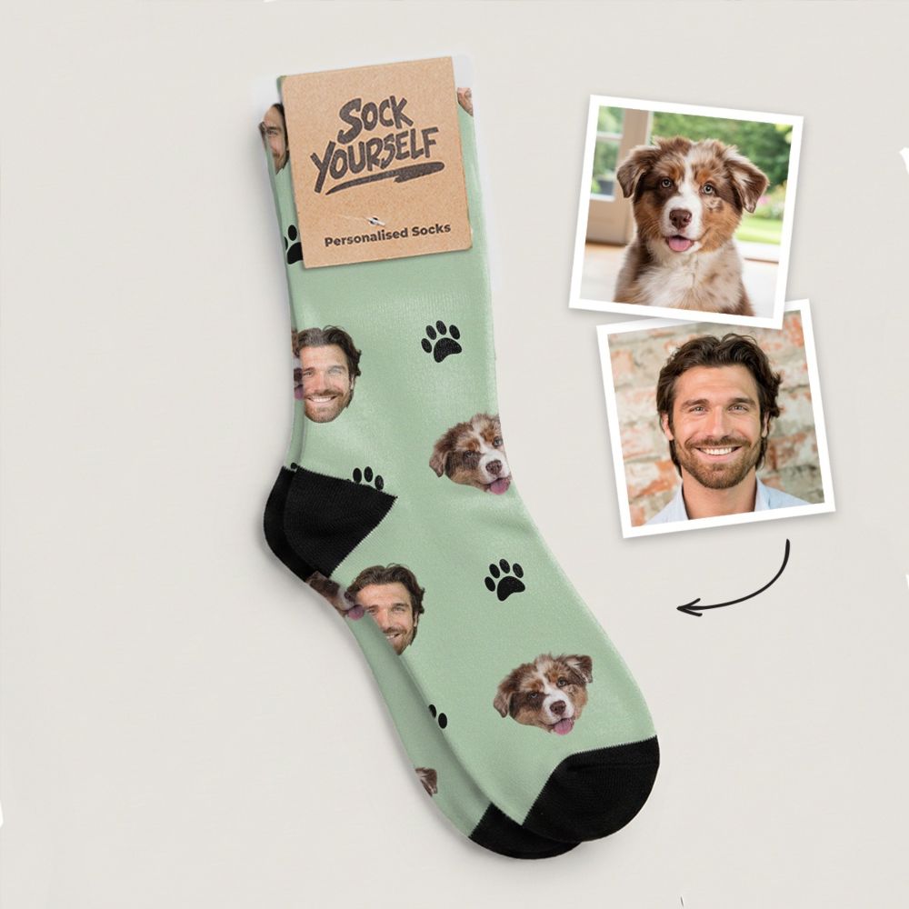 Calzini Personalizzati con Animale Domestico e Viso