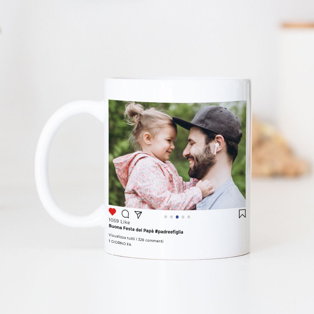 Tazza Personalizzata in Stile Instagram