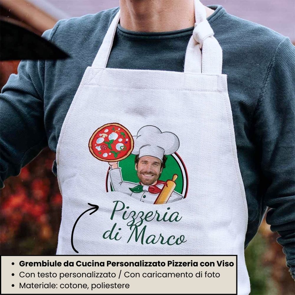 Set regalo Italia con grembiule boccale da birra e tazzina da espresso