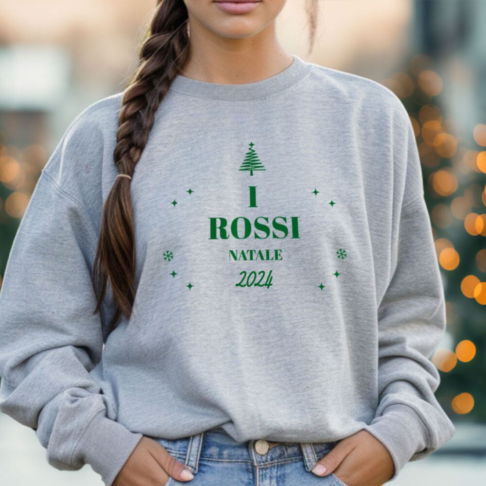 Felpa Natalizia Personalizzata