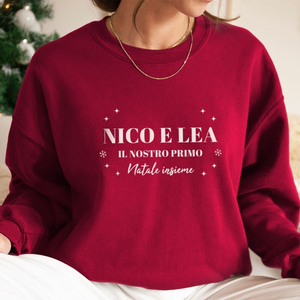 Felpa Natalizia Personalizzata