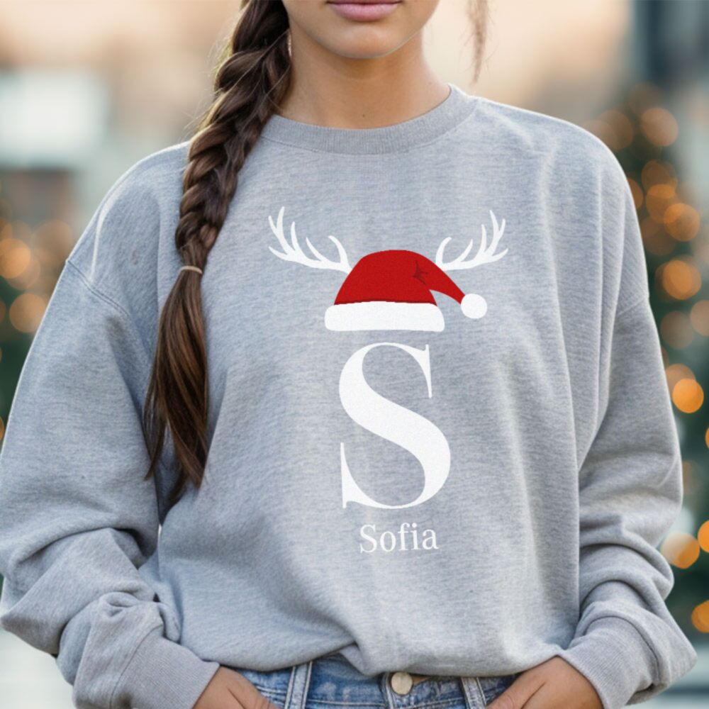Maglione Natalizio Personalizzato con Monogramma