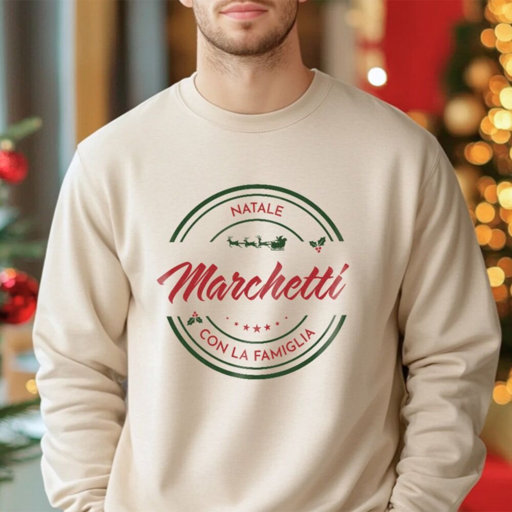 Maglione Natalizio Personalizzati con Nome e Testo