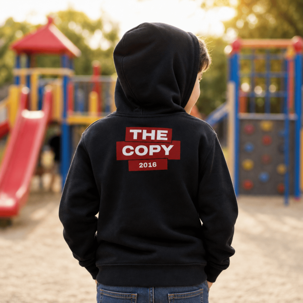 Felpa con Cappuccio Personalizzata per Bambini «THE COPY» con Annata
