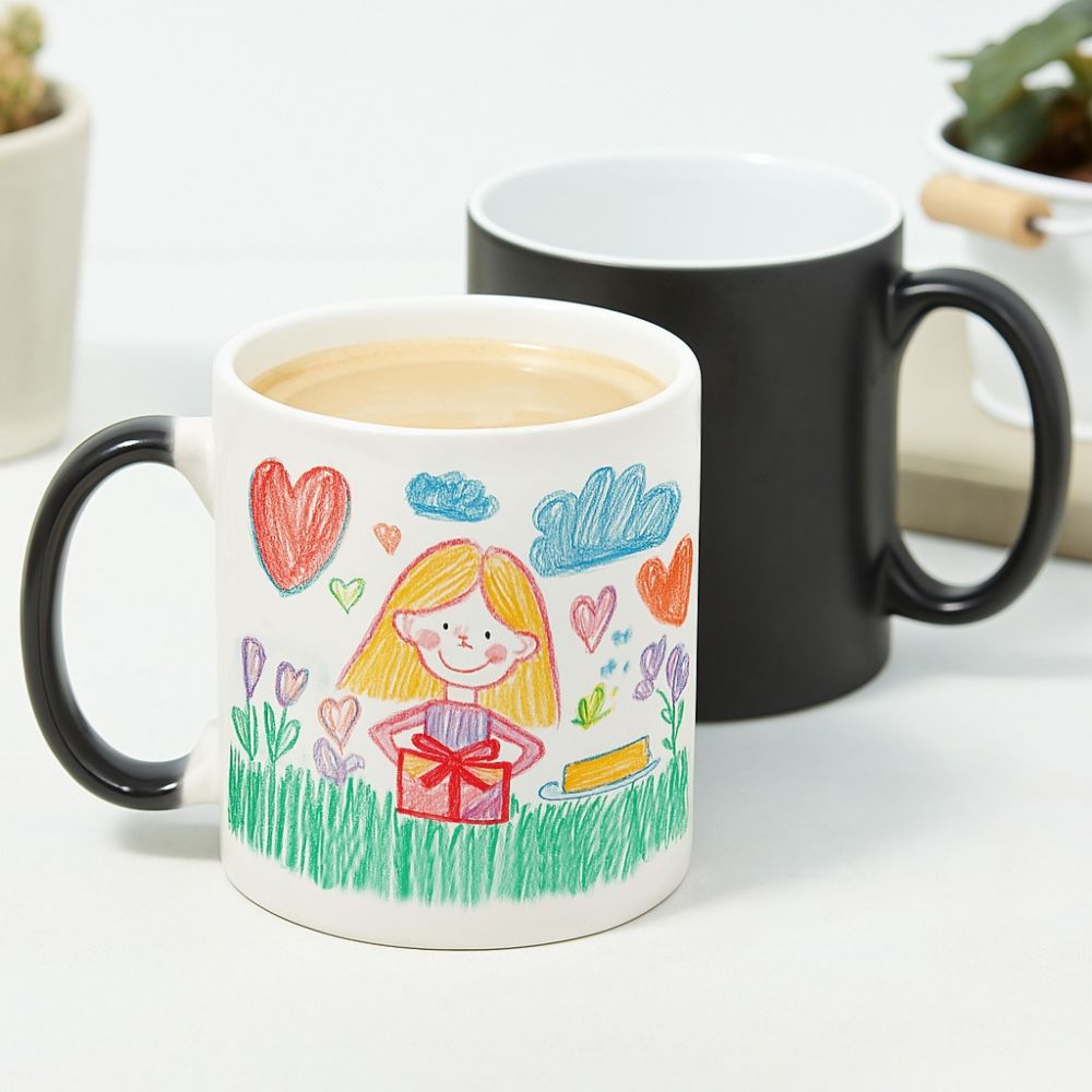 Tazza Personalizzata con Disegno dei Bambini