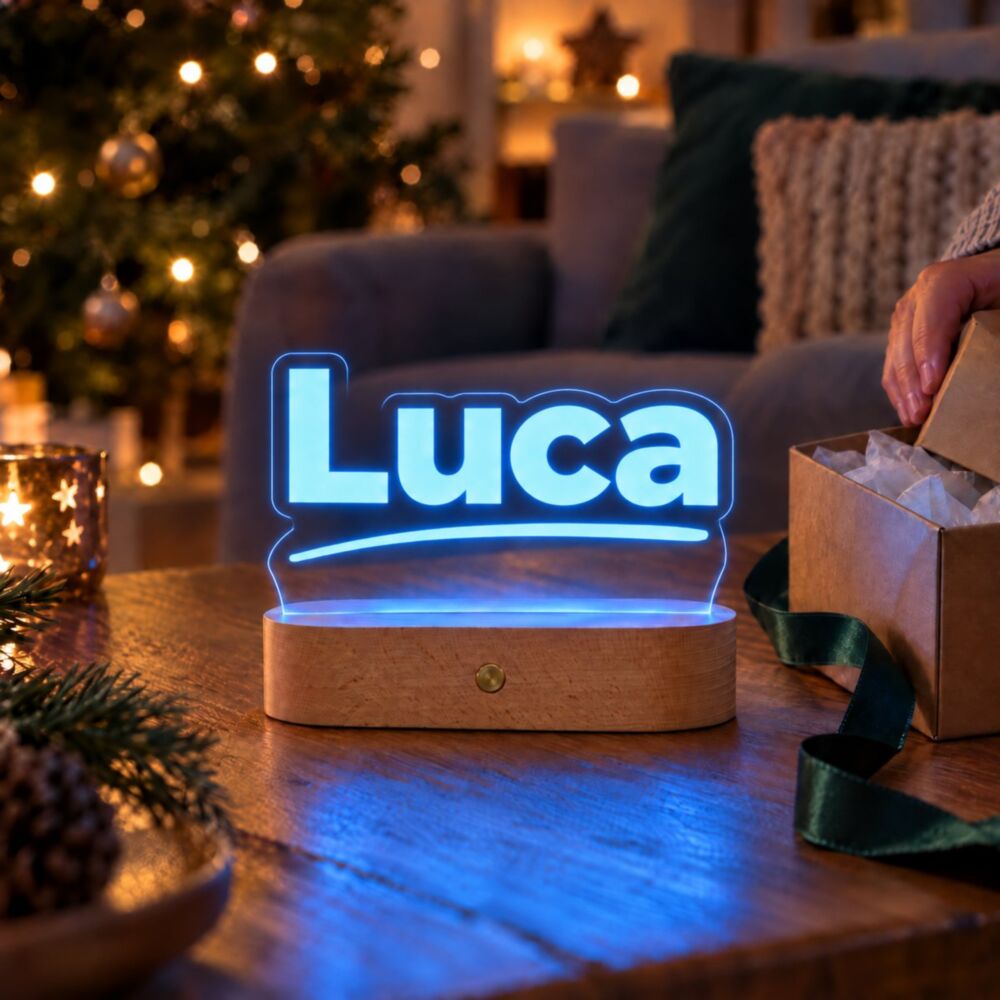 Lampada LED Personalizzata con Nome