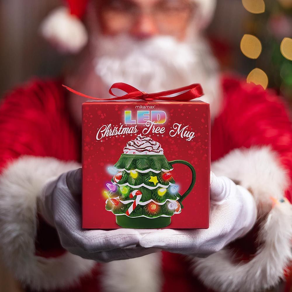 Tazza Albero di Natale LED