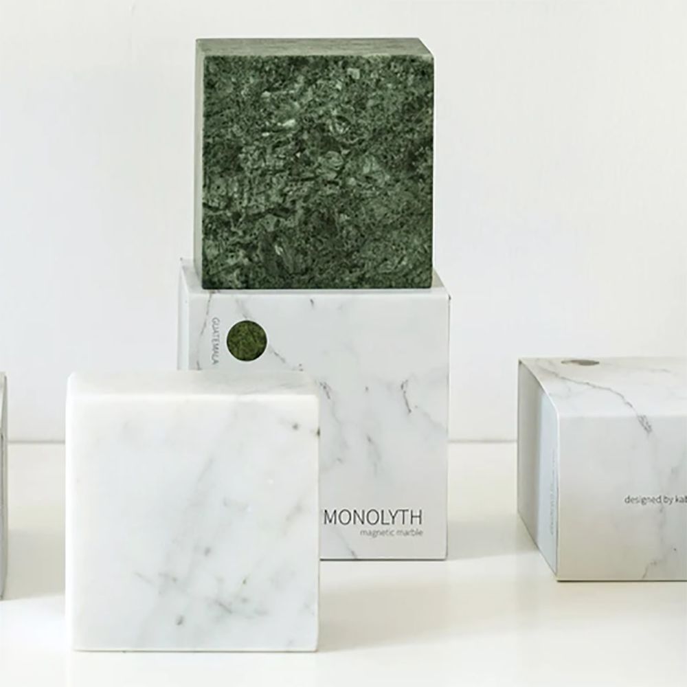 Cubo Magnetico di Marmo Monolite
