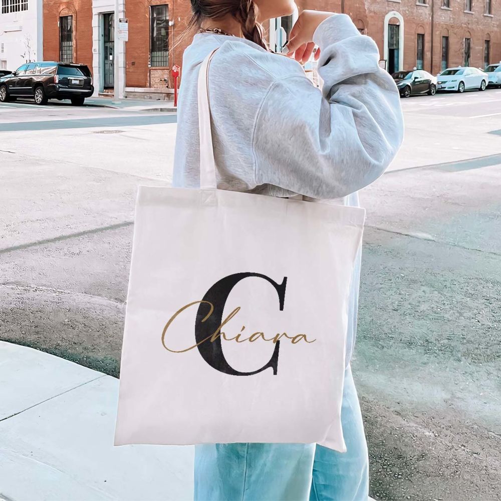Borse Shopper Personalizzate con Monogramma