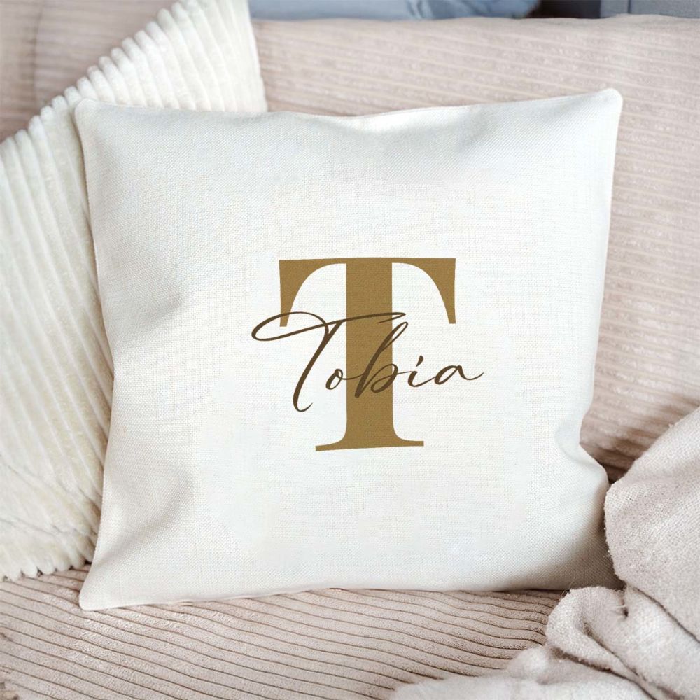 Federa per Cuscino Personalizzata con Monogramma