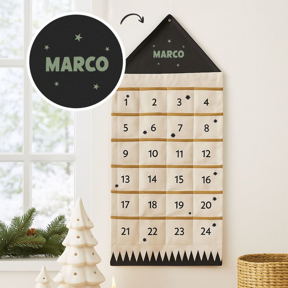 Calendario dell'Avvento Personalizzato con Nome