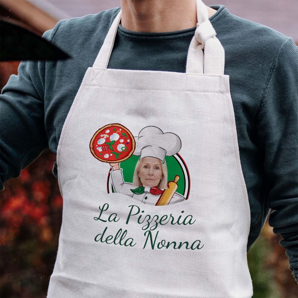 Grembiule Cucina Personalizzato con Foto e Nome Pizzeria