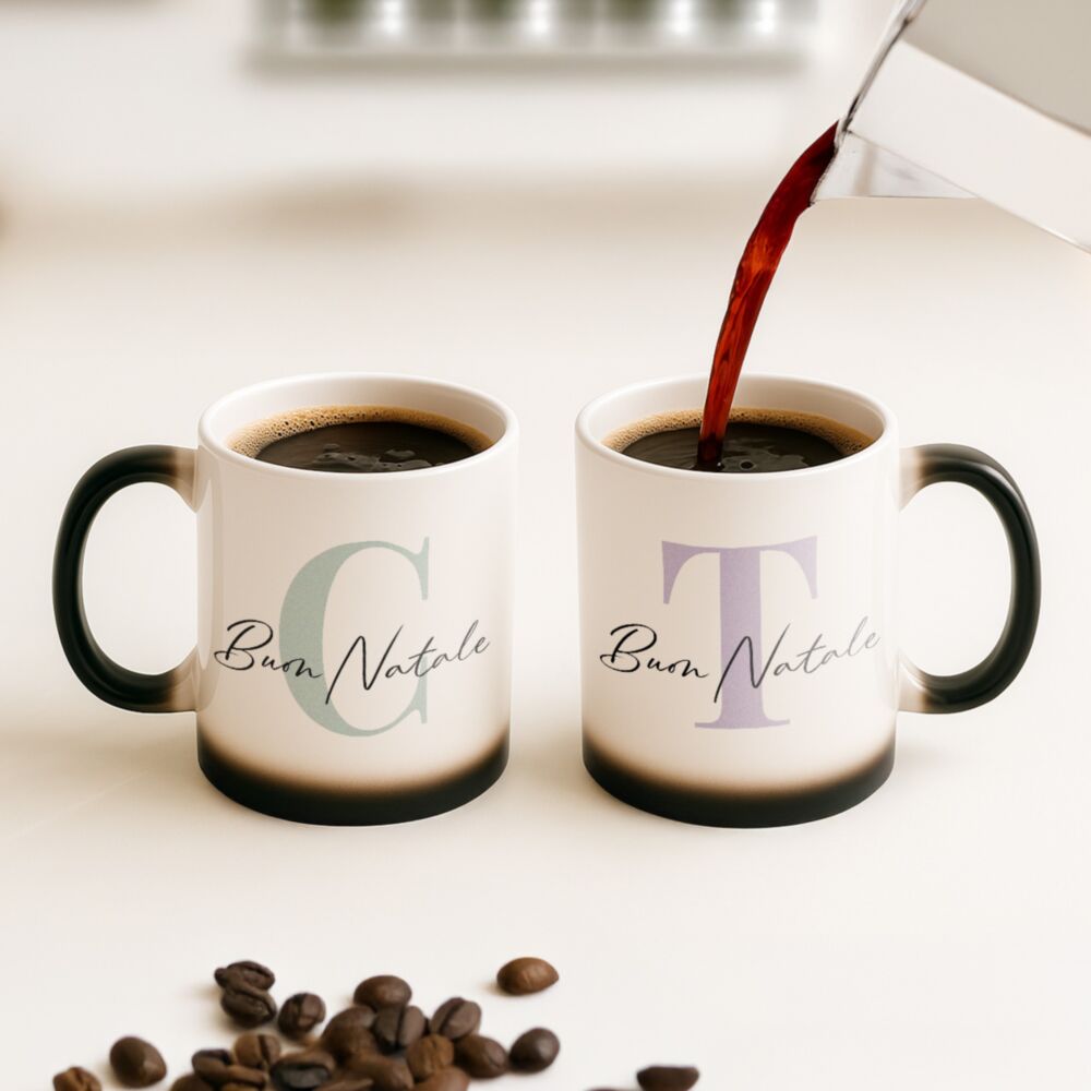 Tazza Natalizia Personalizzabile con Monogramma