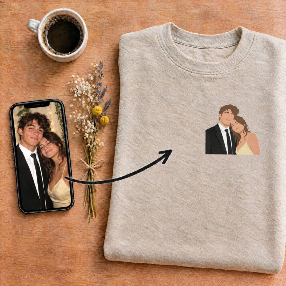 Felpa Personalizzata con piccola Illustrazione