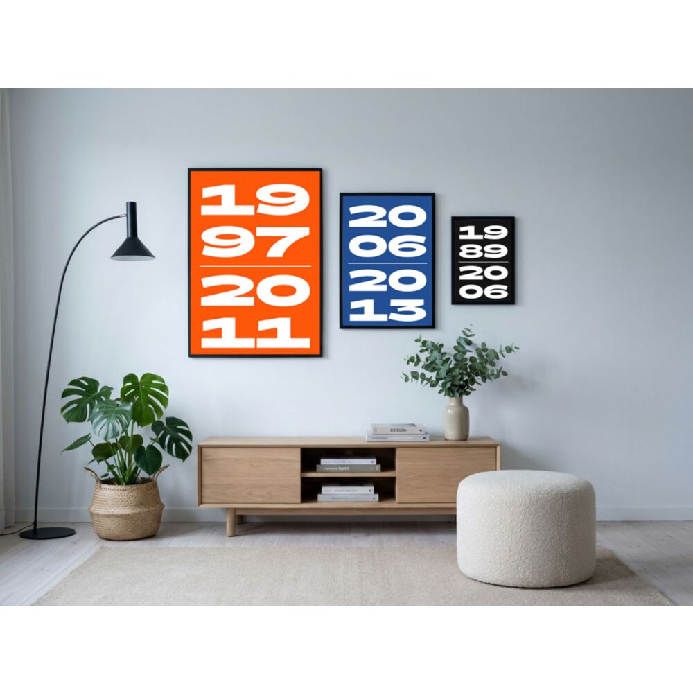 Poster Personalizzato con Due Anni in XXL