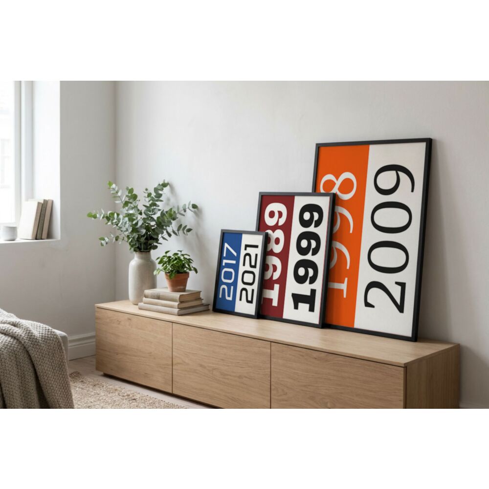 Poster Stampa Personalizzata con Due Anni