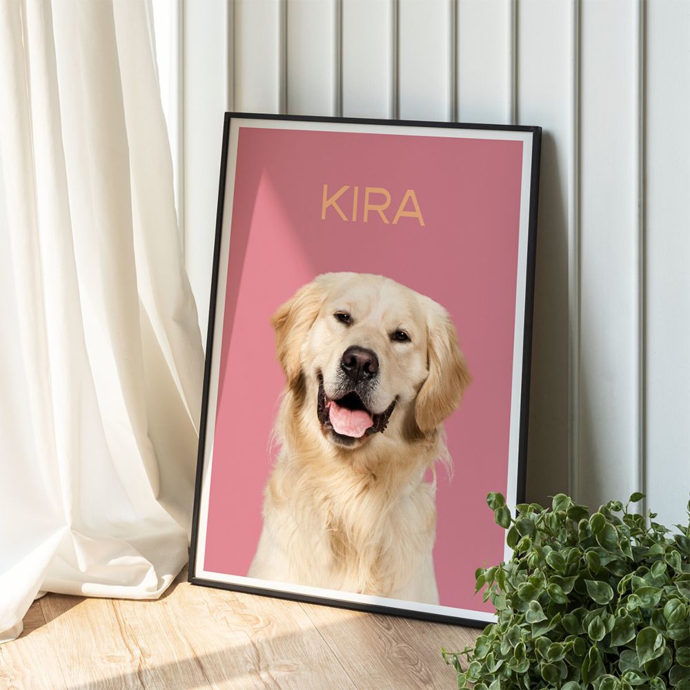 Poster Personalizzato con Animale Domestico