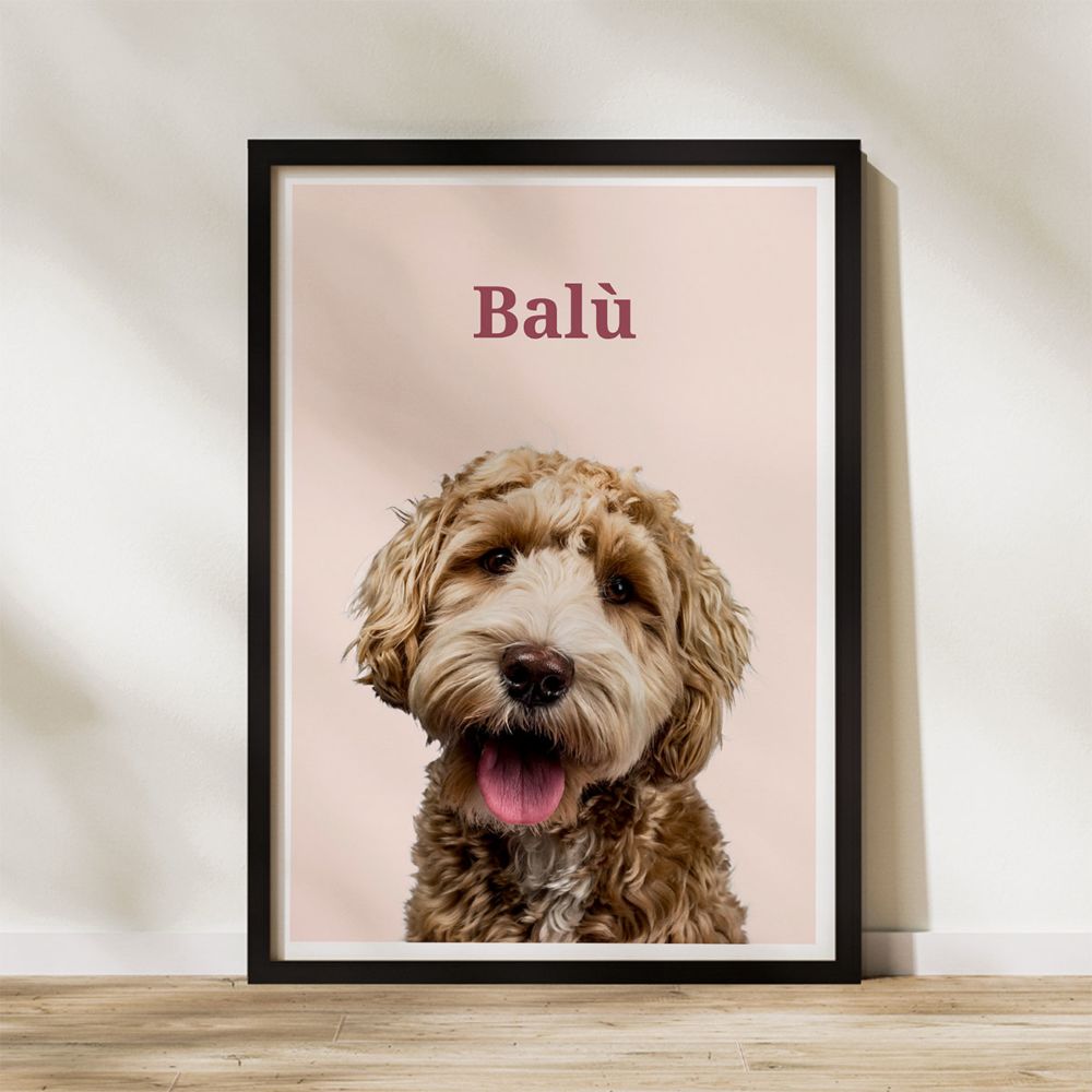 Poster Personalizzato con Animale Domestico