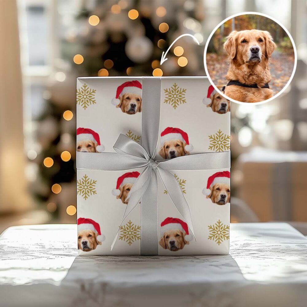 Carta Regalo Personalizzata Natalizia con Animale Domestico