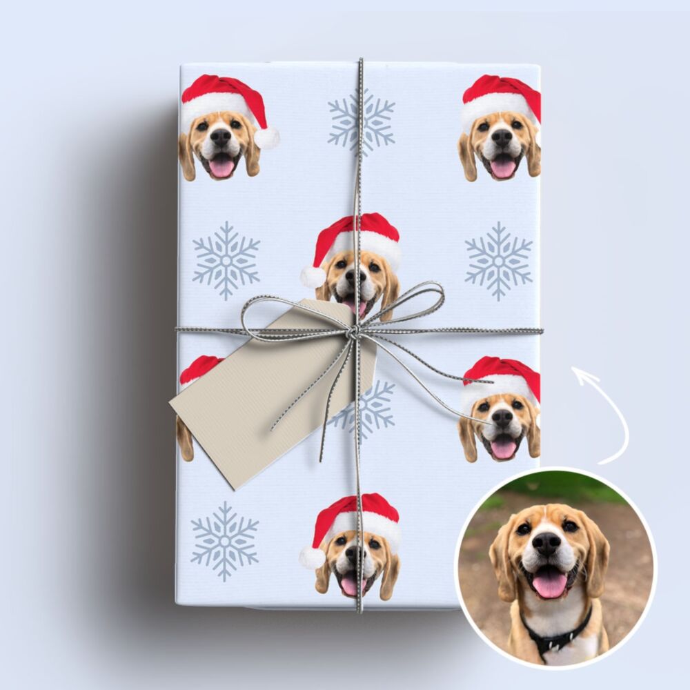 Carta Regalo Personalizzata Natalizia con Animale Domestico