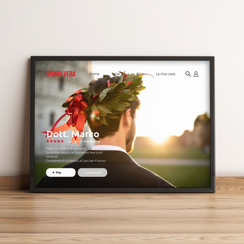 Poster Personalizzato in Stile Netflix