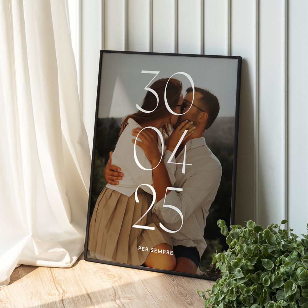 Poster Personalizzato con Data e Nome
