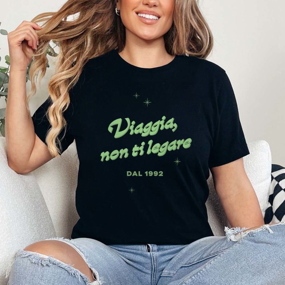 Maglietta Personalizzata con Testo Retrò