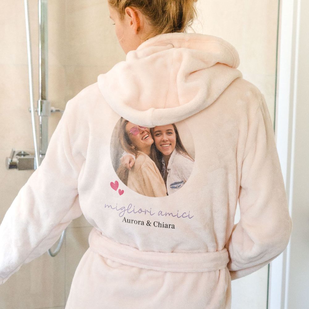 Accappatoio Personalizzato con Foto e Nome