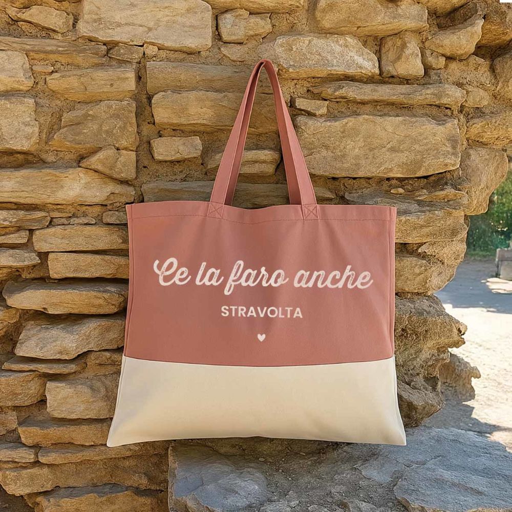 Borsa Personalizzata con Testo e Simbolo