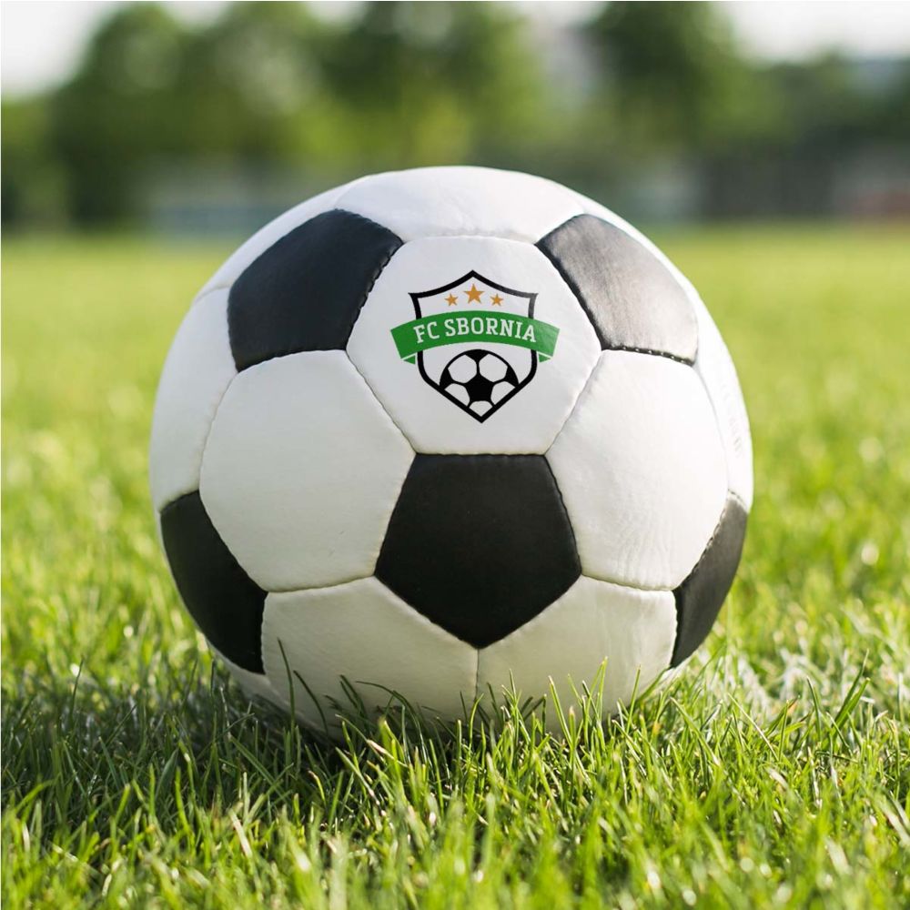 Pallone da Calcio Personalizzato con Testo e Stemma