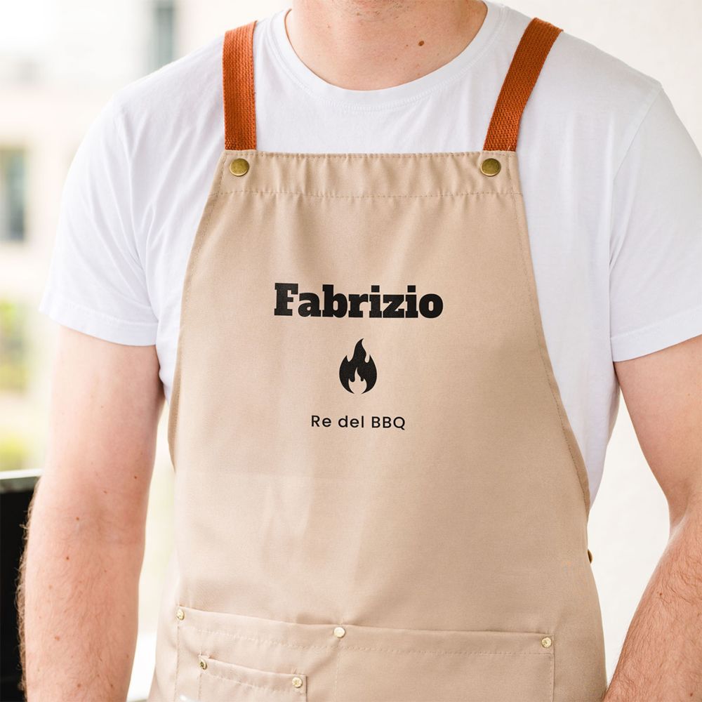 Grembiule Personalizzato con Testo e Simbolo