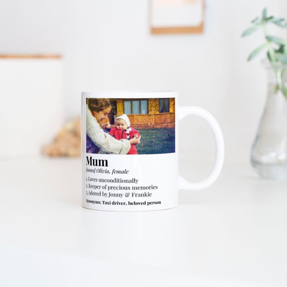 Tazza con Manico a Cuore Personalizzata con Foto e Definizione