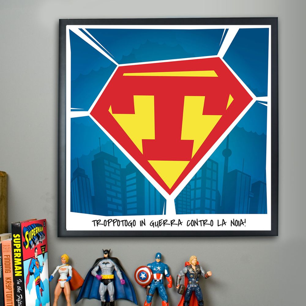 Poster Superman Personalizzabile Poster Superman Personalizzabile