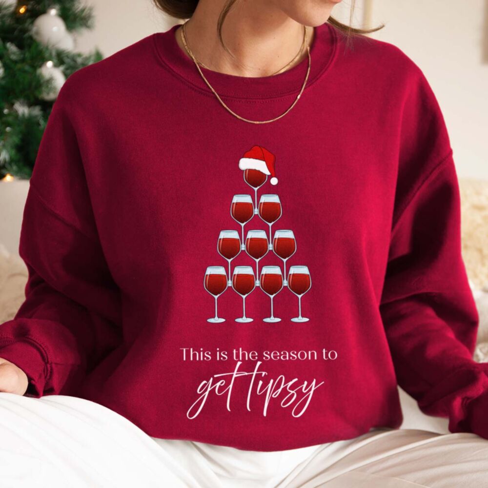 Maglione Natalizio Personalizzato Vino