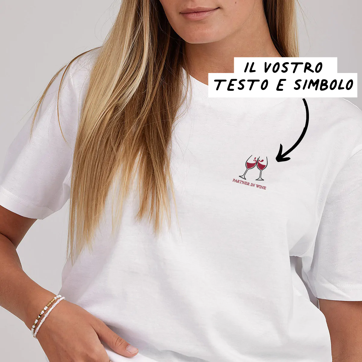 Magliette new arrivals personalizzate ricamo
