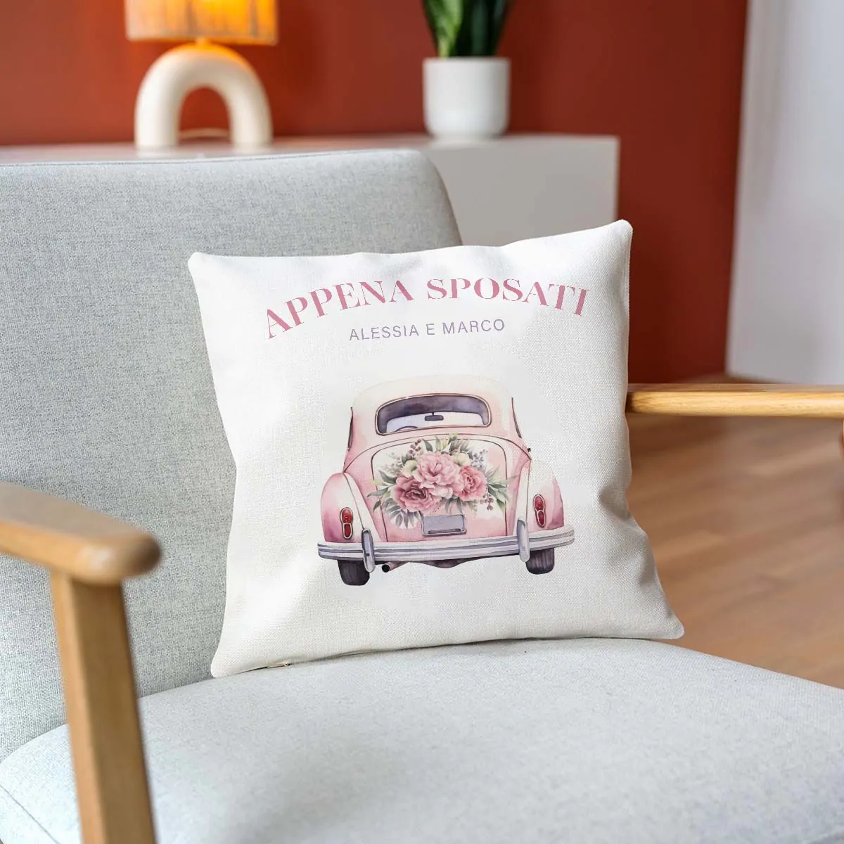 Cuscino Personalizzato Regalo di Denaro per un Matrimonio