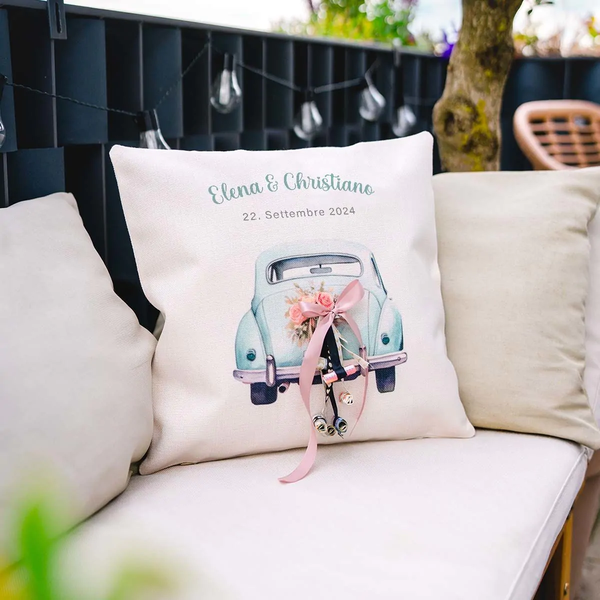 Cuscino Personalizzato Regalo di Denaro per un Matrimonio