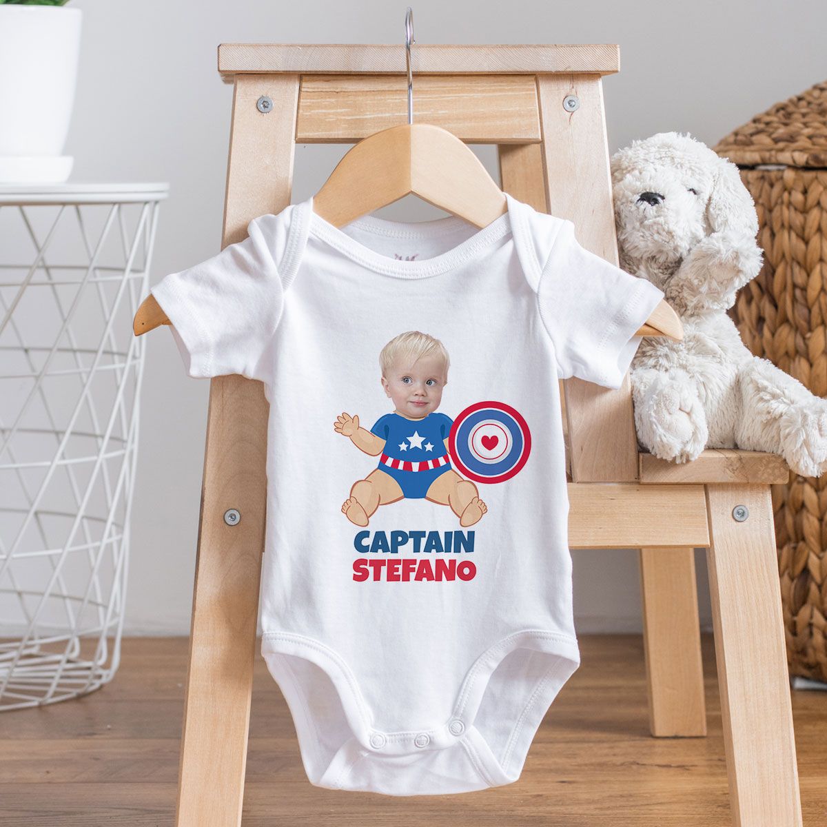 Body Neonato Personalizzato con Supereroi