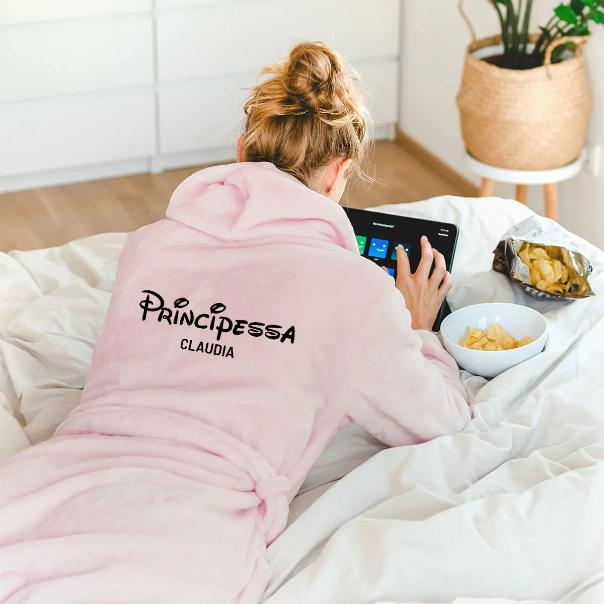 Accappatoio Principessa Personalizzabile 
